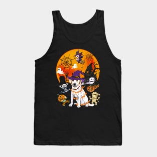 Labrador Witch Funny Dog Halloween Tank Top